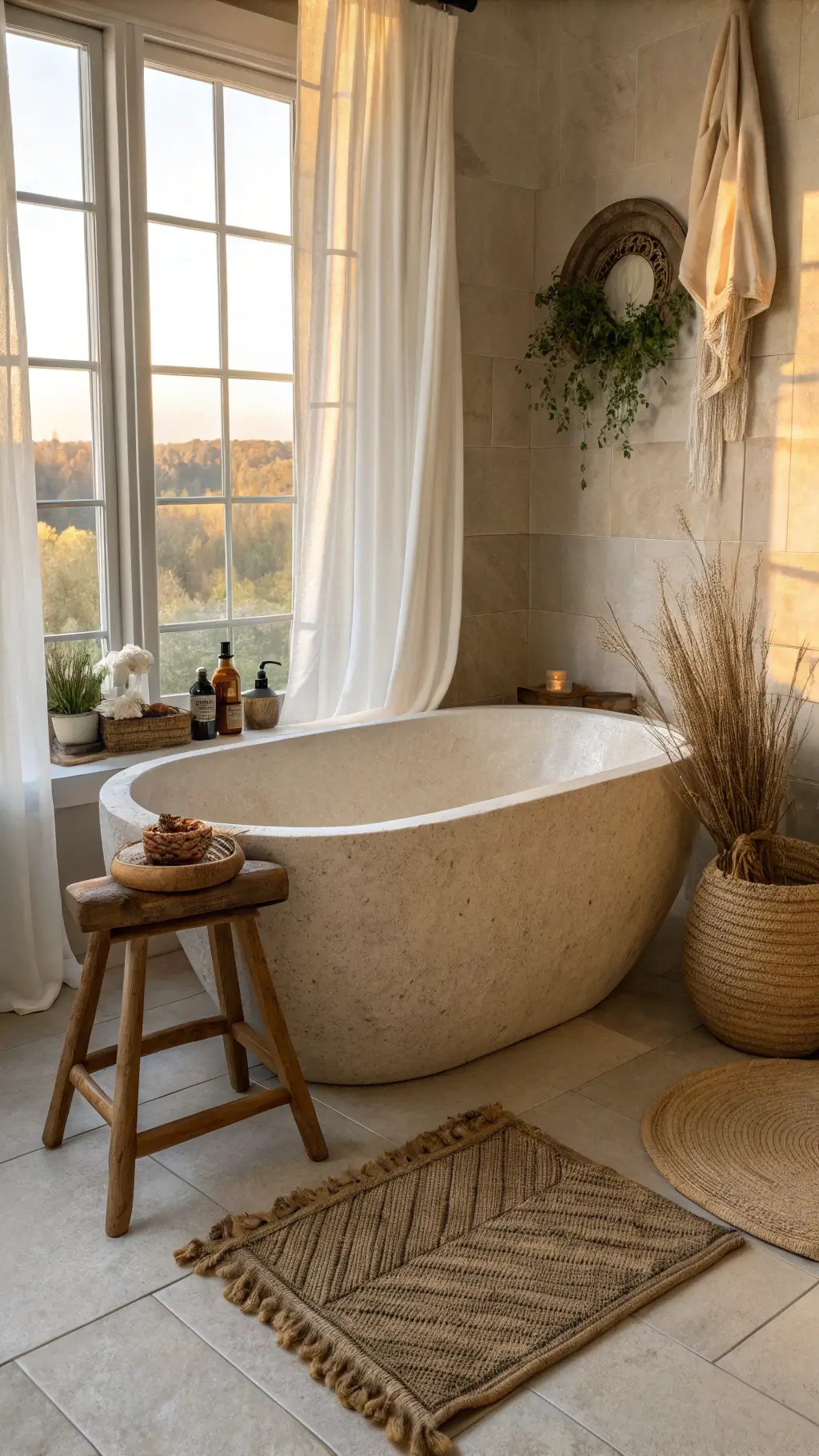 1401corner tub golden hour spa