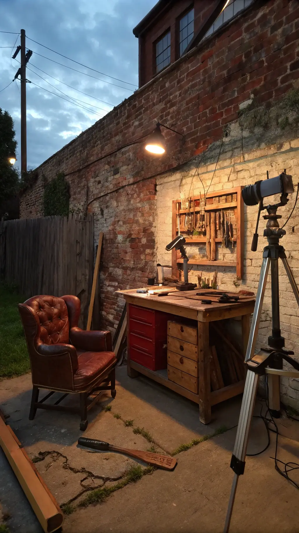 1401vintage studio twilight workspace