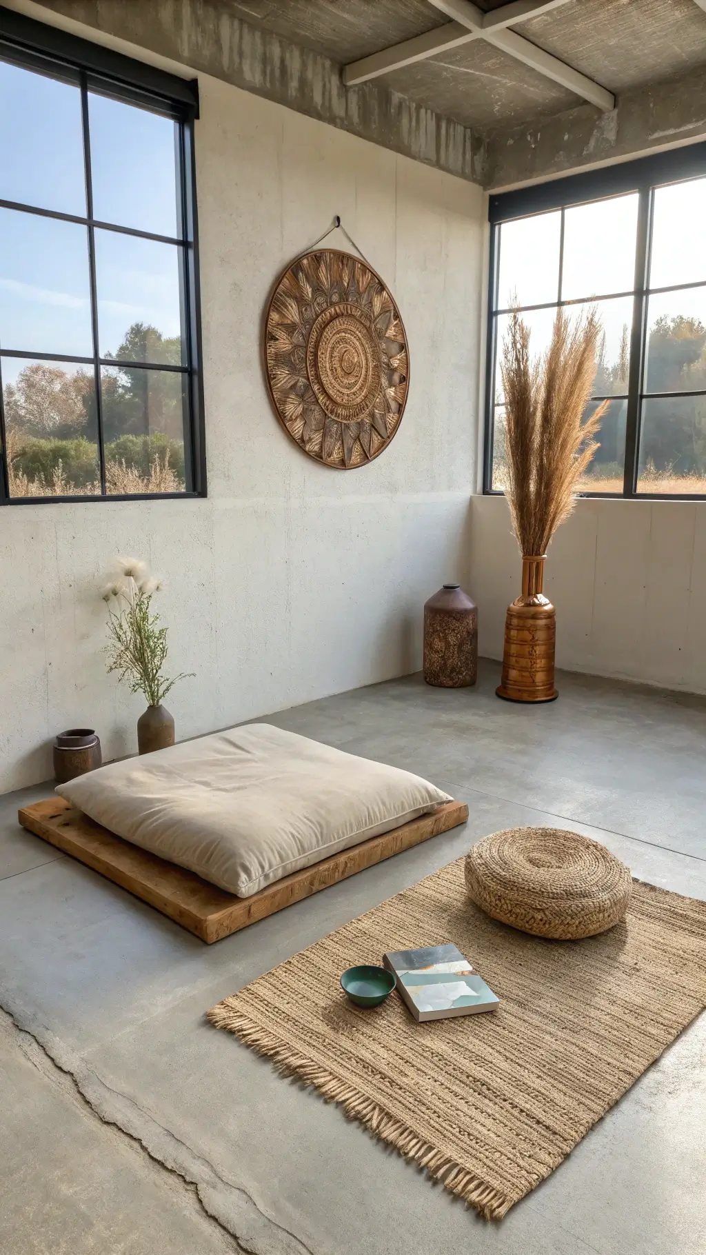 1462zen meditation room overhead