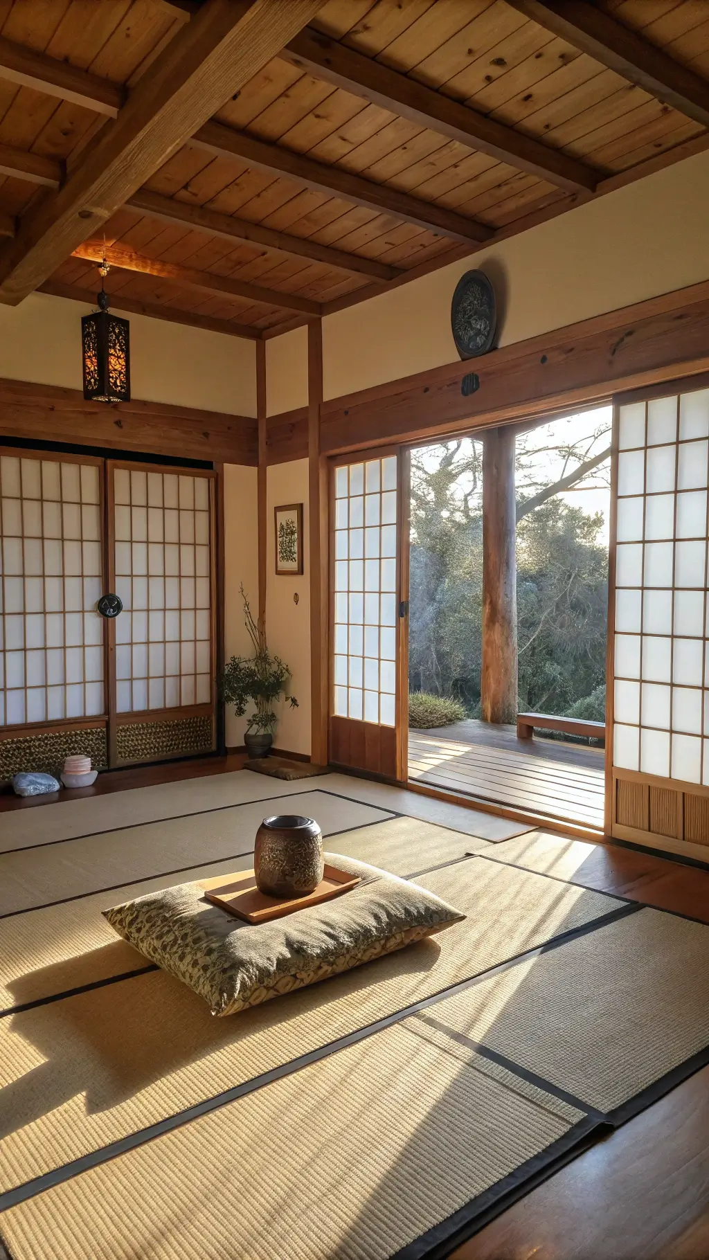 1473serene tatami meditation space