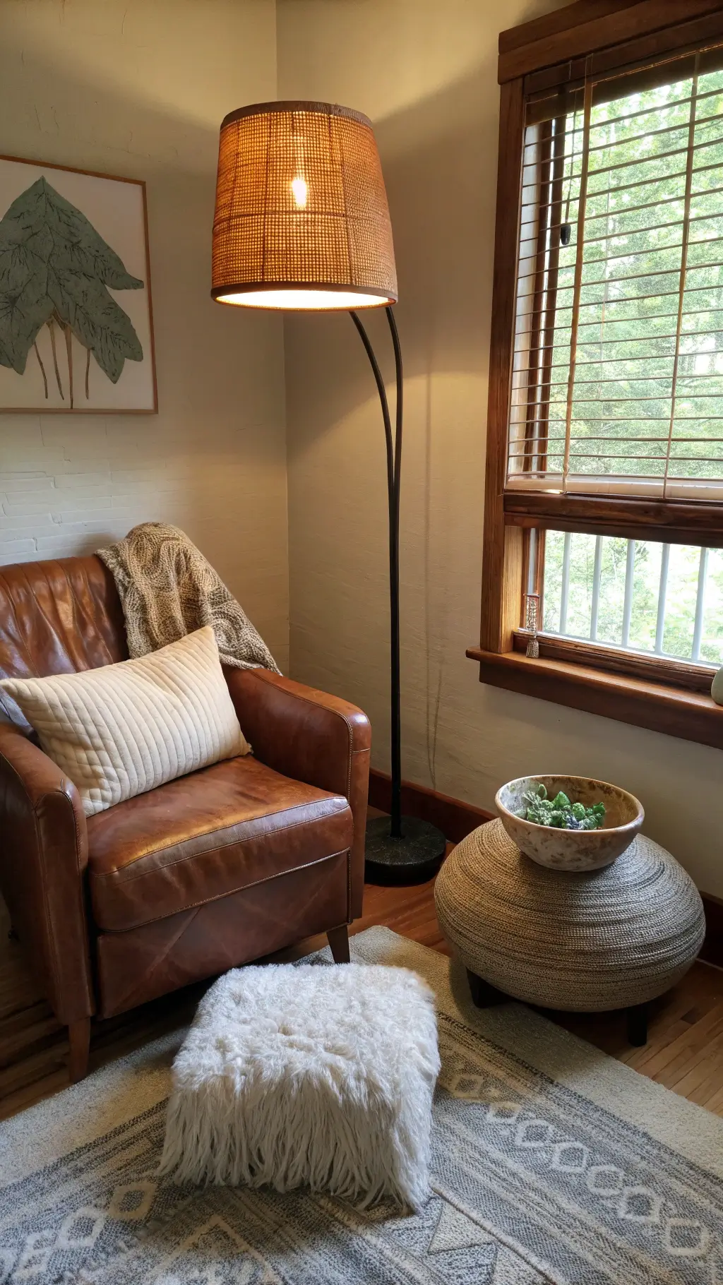 1484cozy clay reading nook