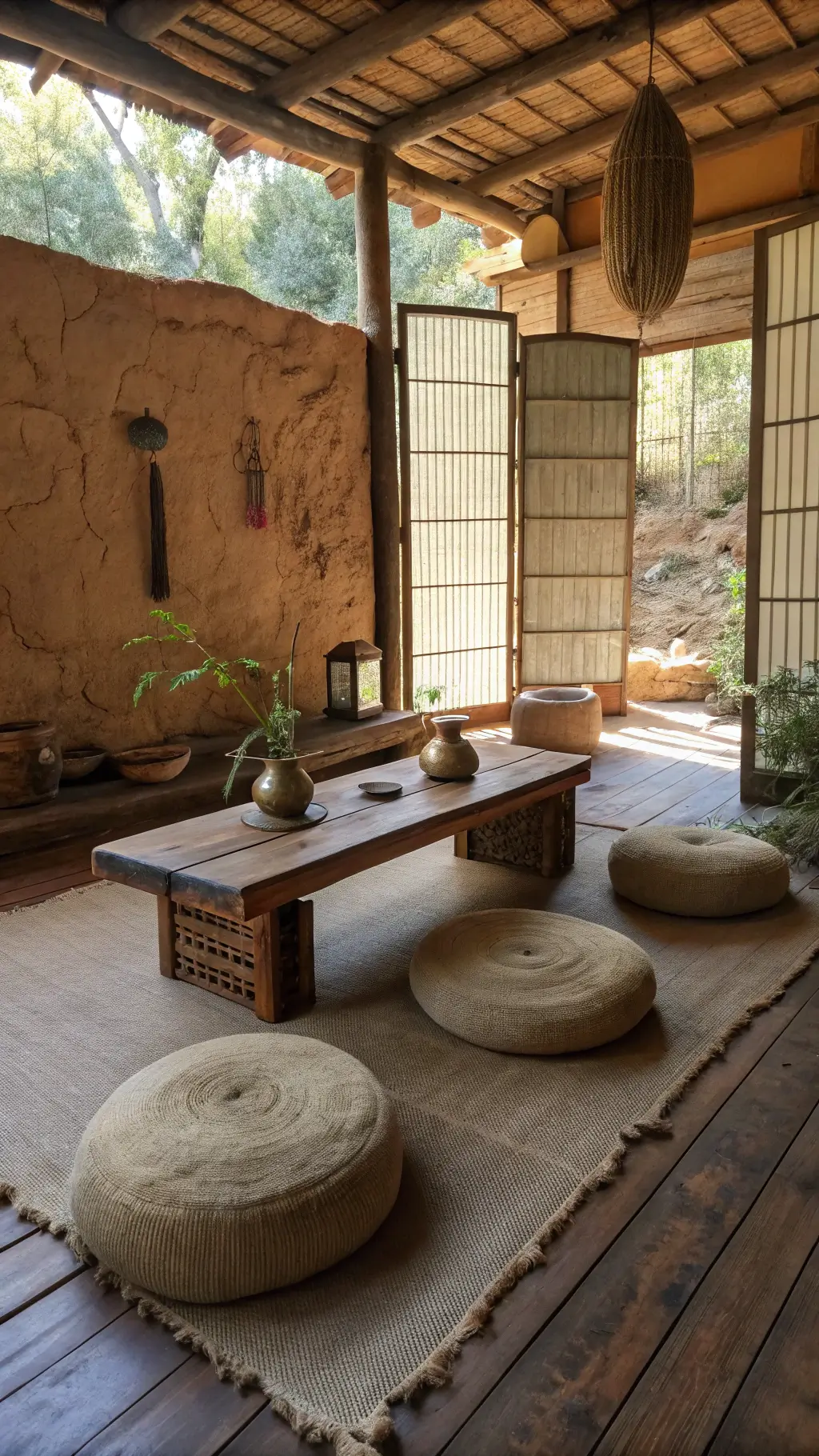 1522serene meditation space dawn light