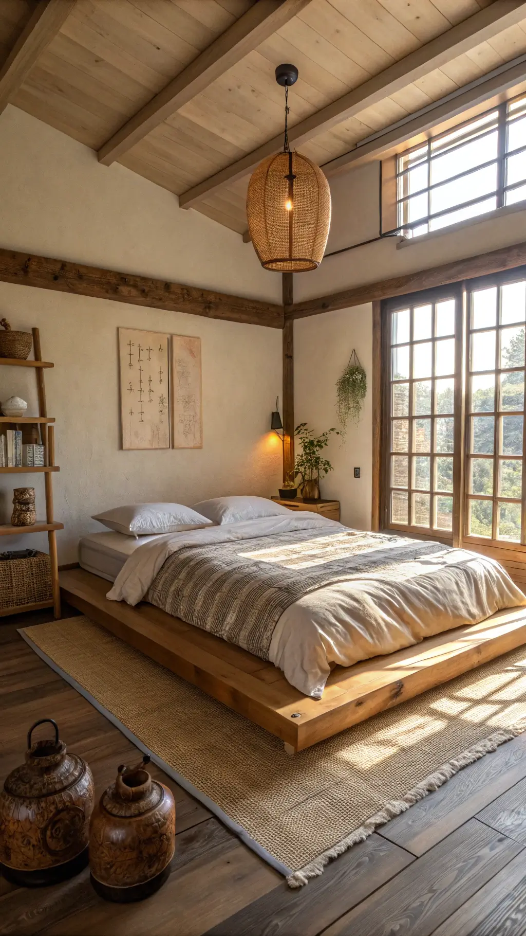 1524japanese tatami bedroom golden hour