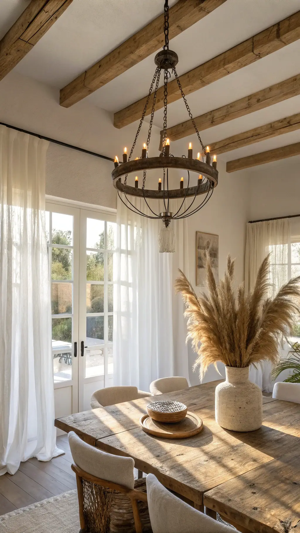 1761wabi sabi dining chandelier