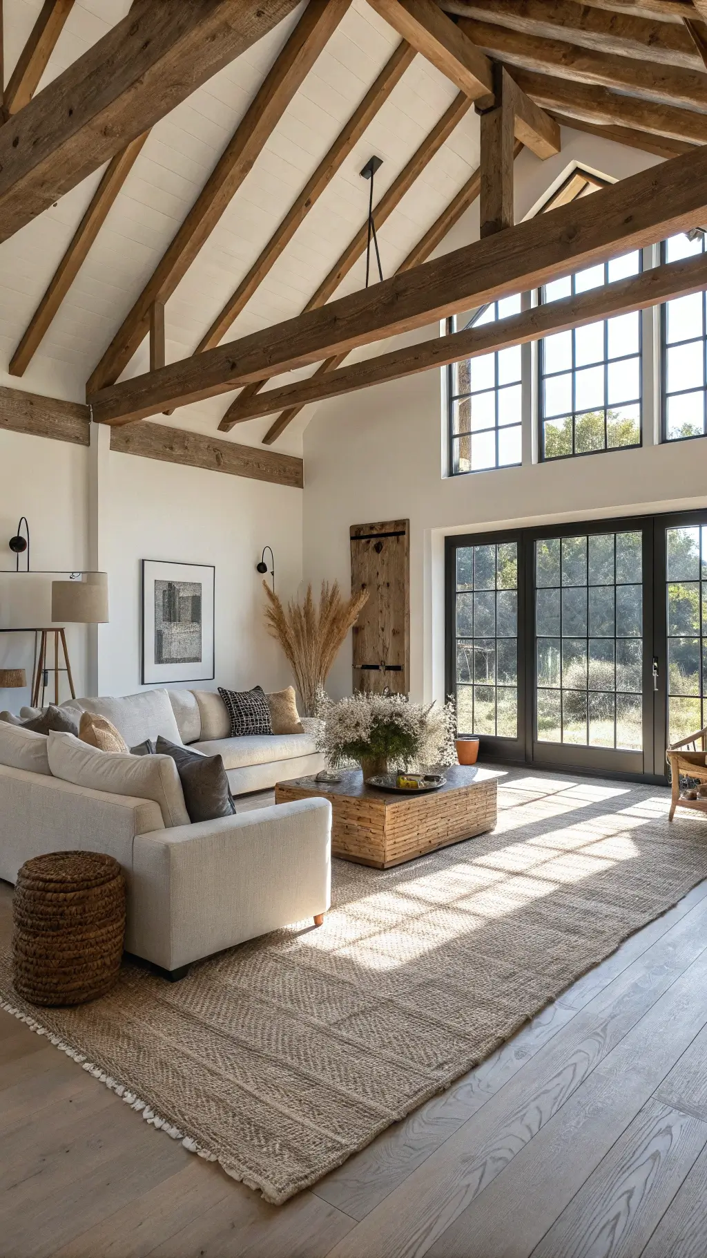 1777sun drenched wabi sabi living room