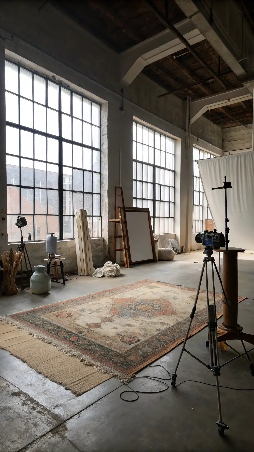1780moody artist studio natural light