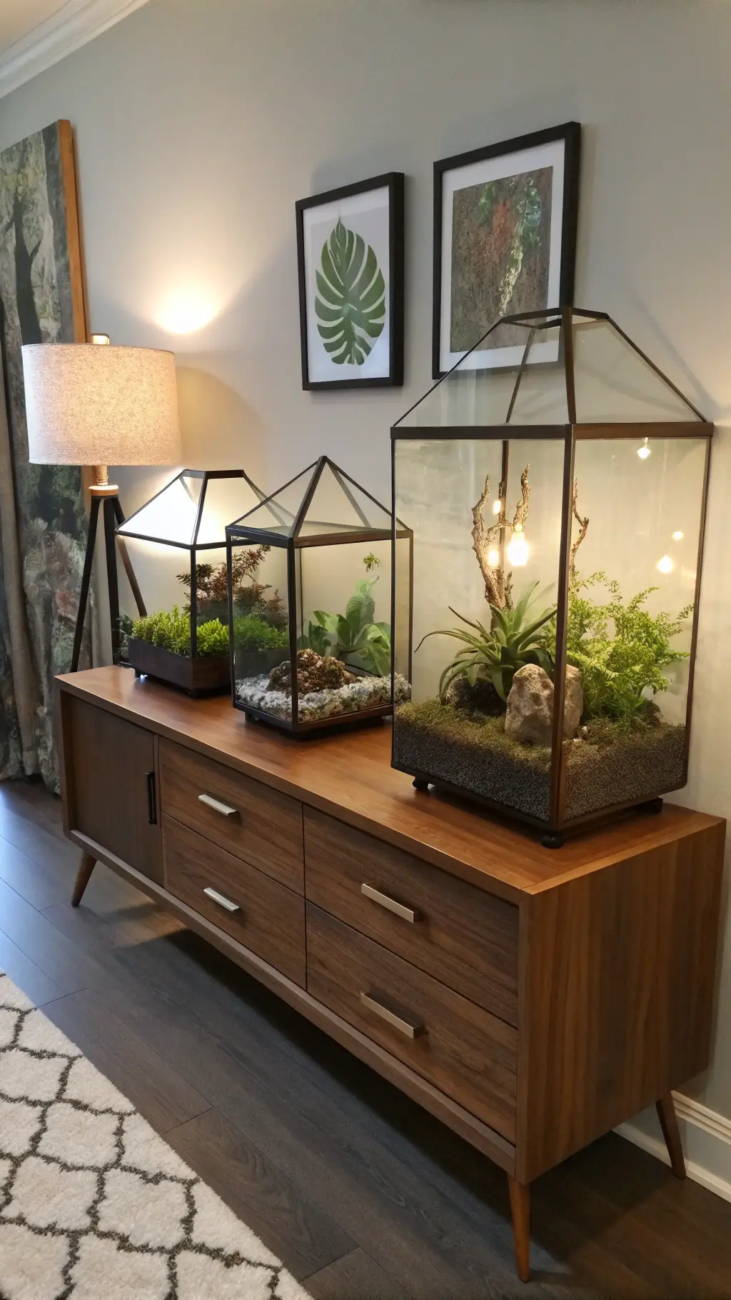 1858luxe terrarium corner display