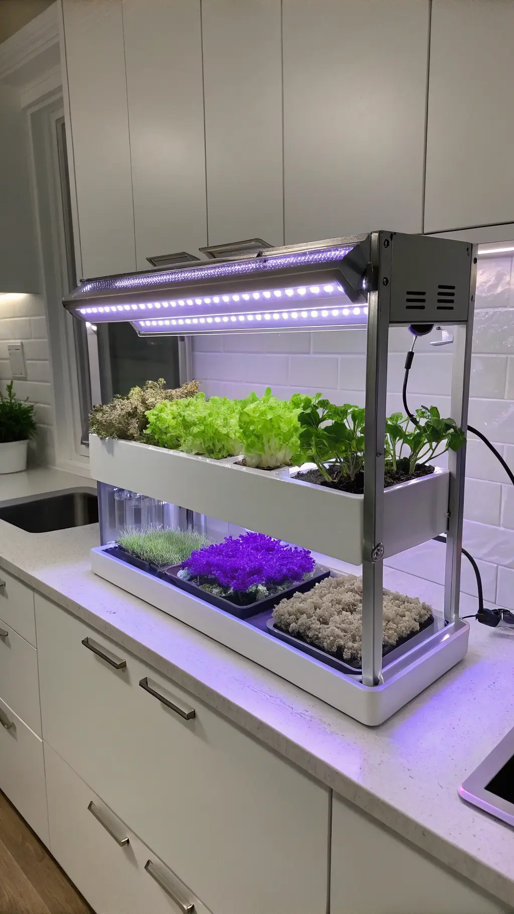 1860modern hydroponic kitchen garden