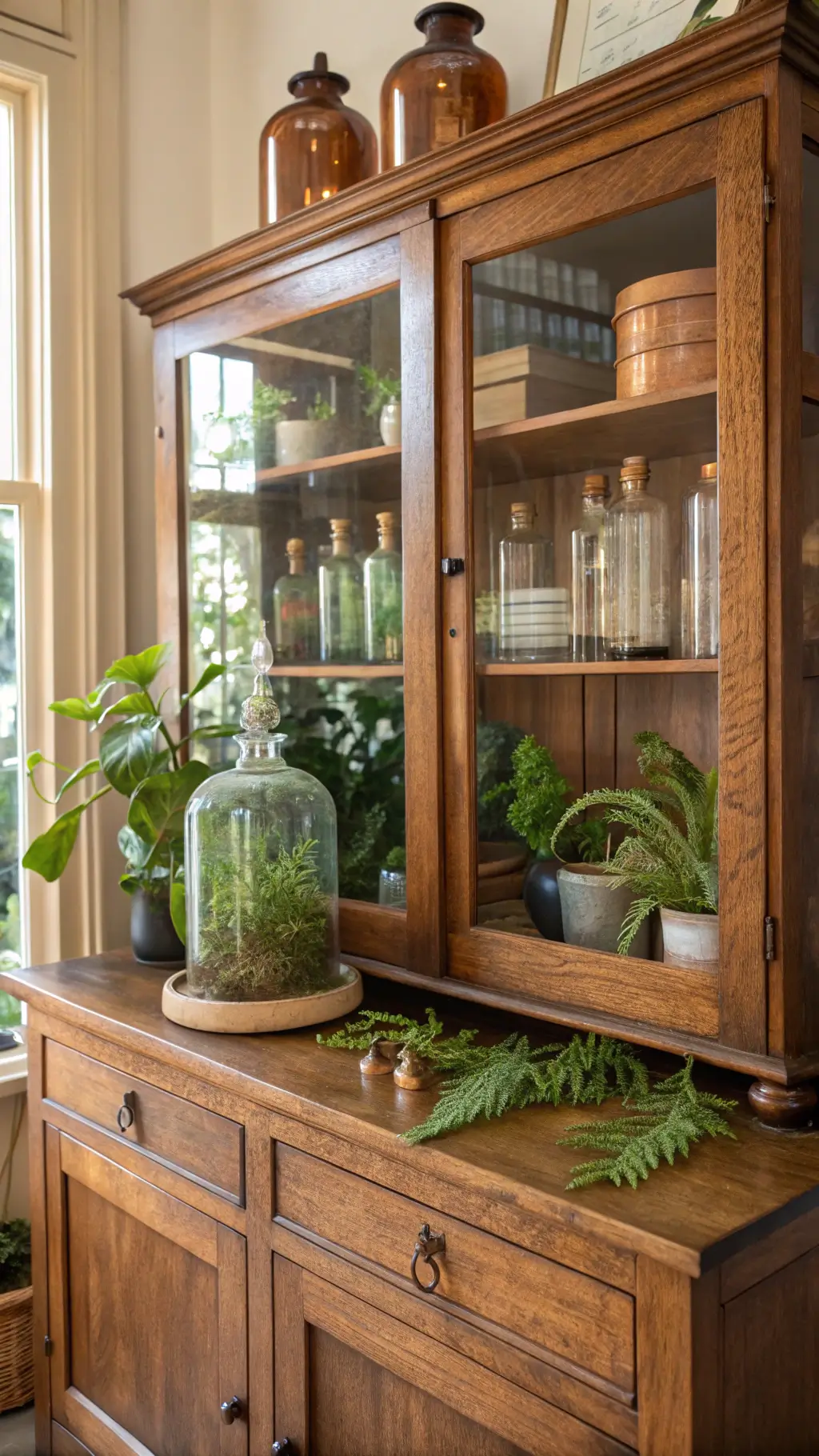 1864vintage botanical prop station