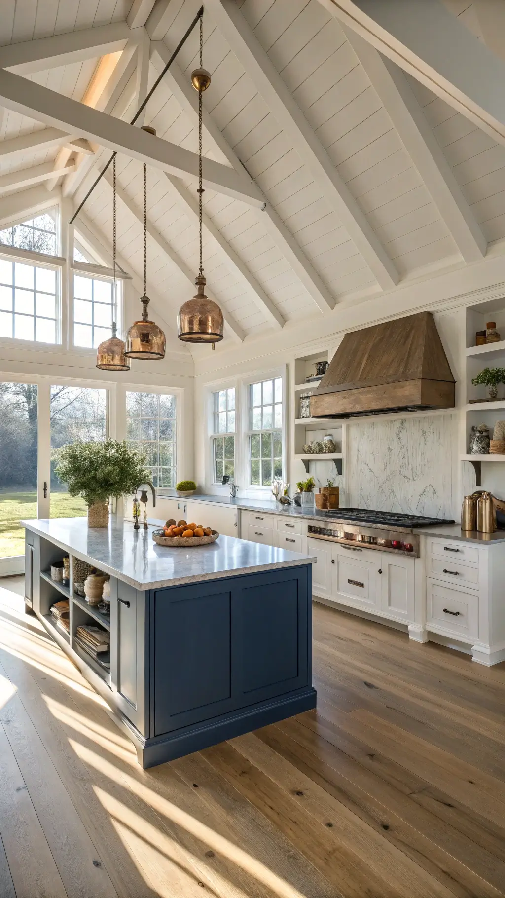 1905farmhouse kitchen golden hour