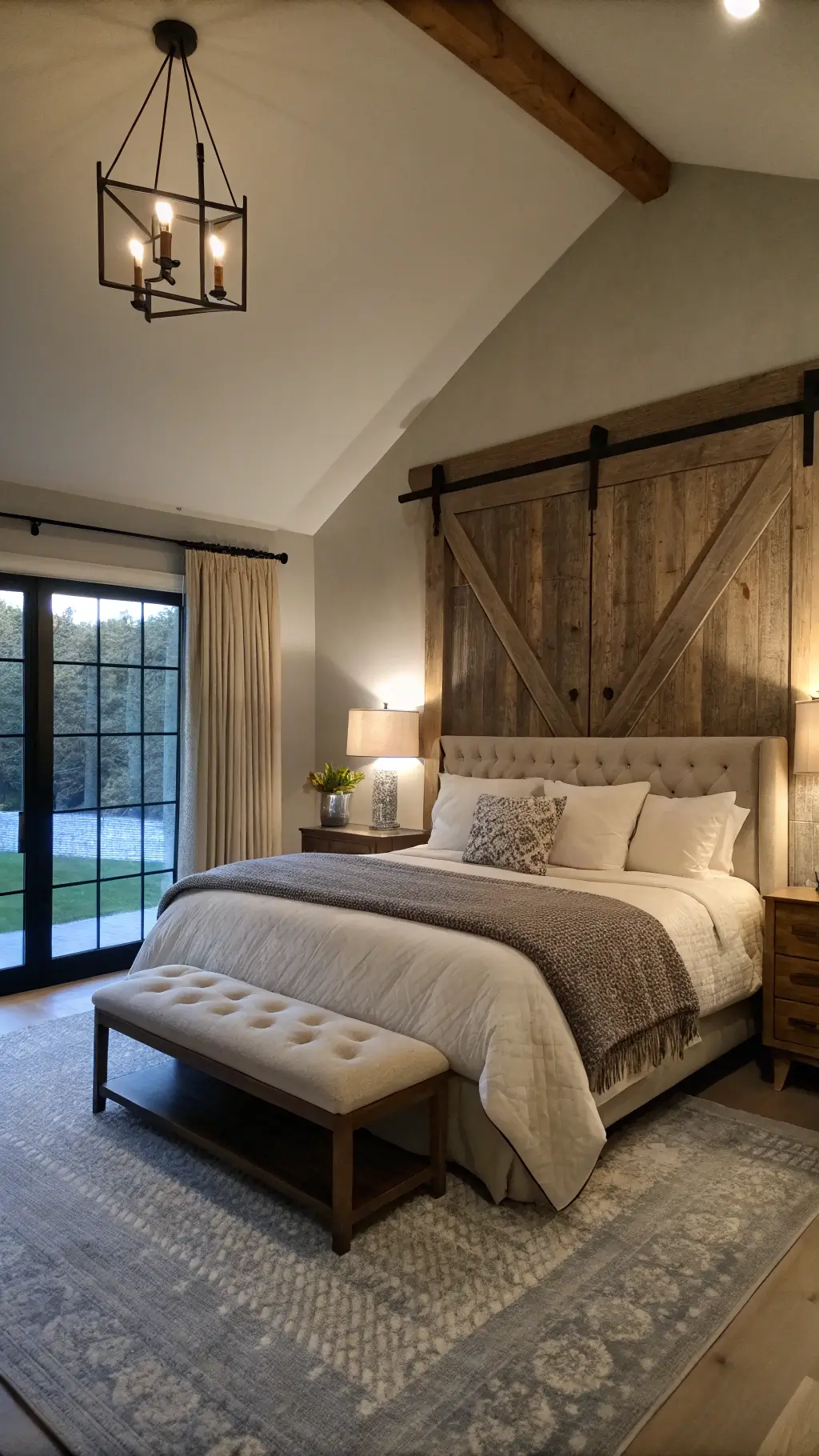1908twilight barn door bedroom