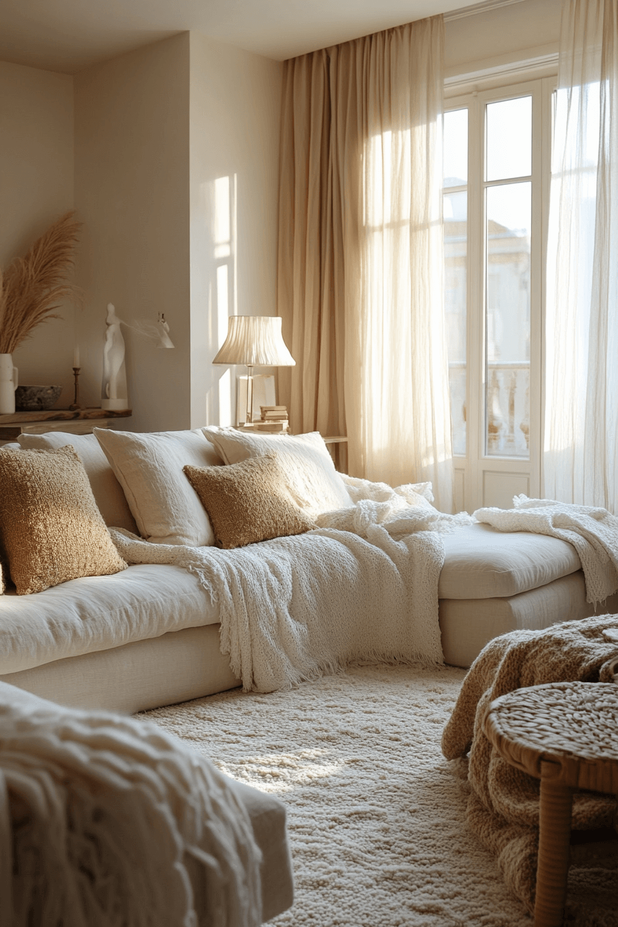 1 warm neutral living nook