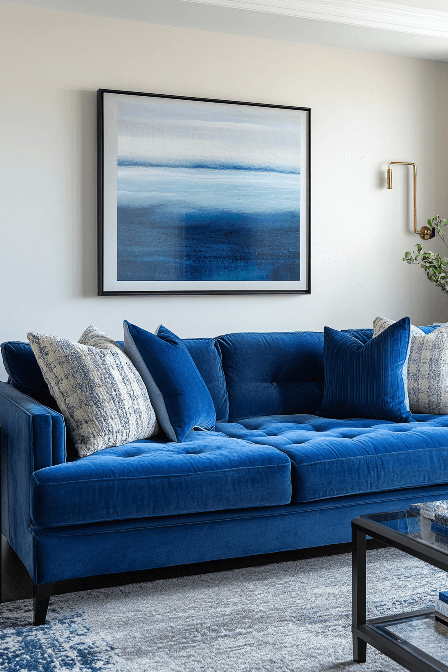 10 urban modern blue sofa style