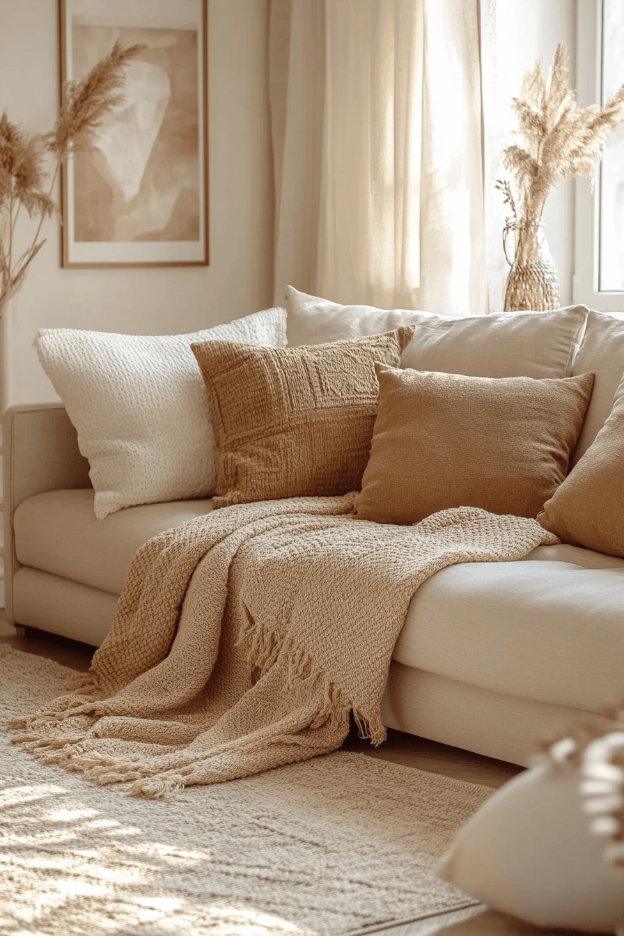 13 cream tan cozy design