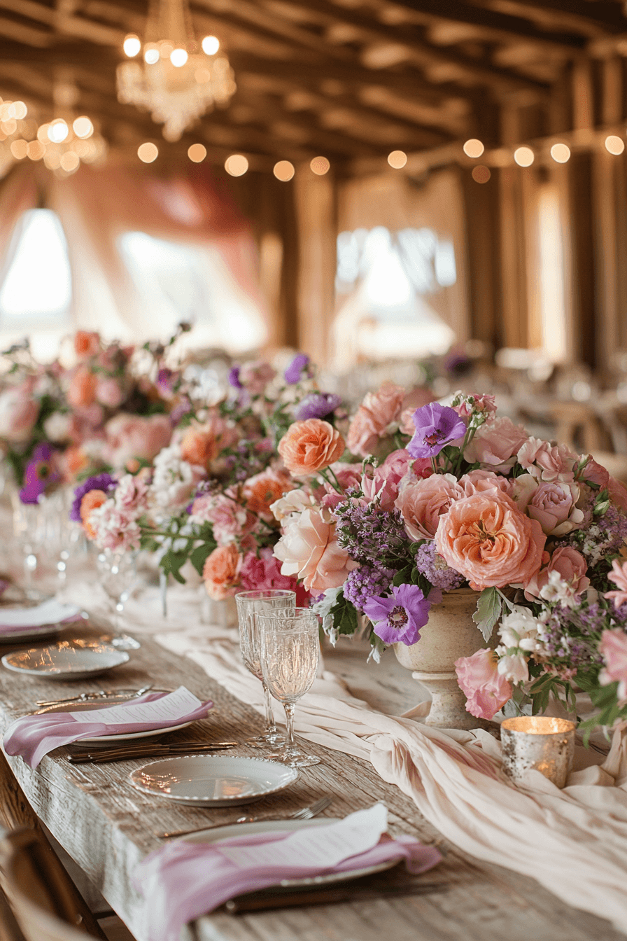 16 rustic rainbow wedding style