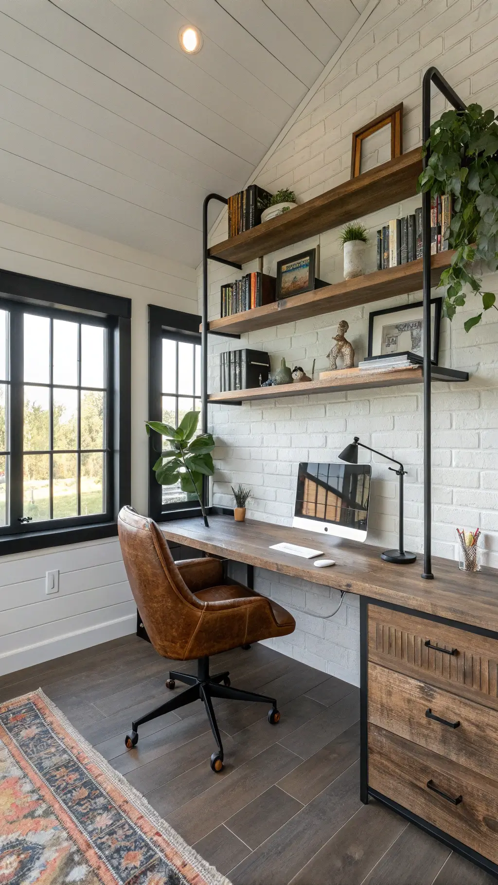1941modern barndo office nook industrial