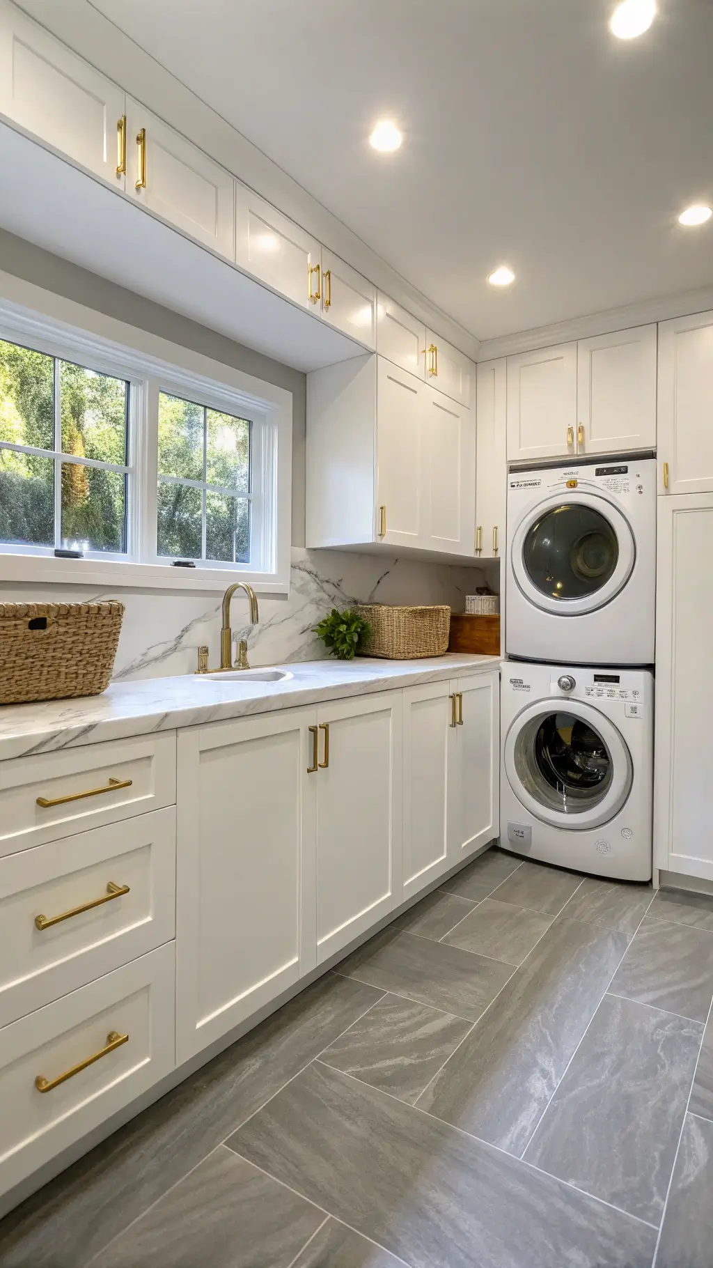 1977modern minimalist laundry corner