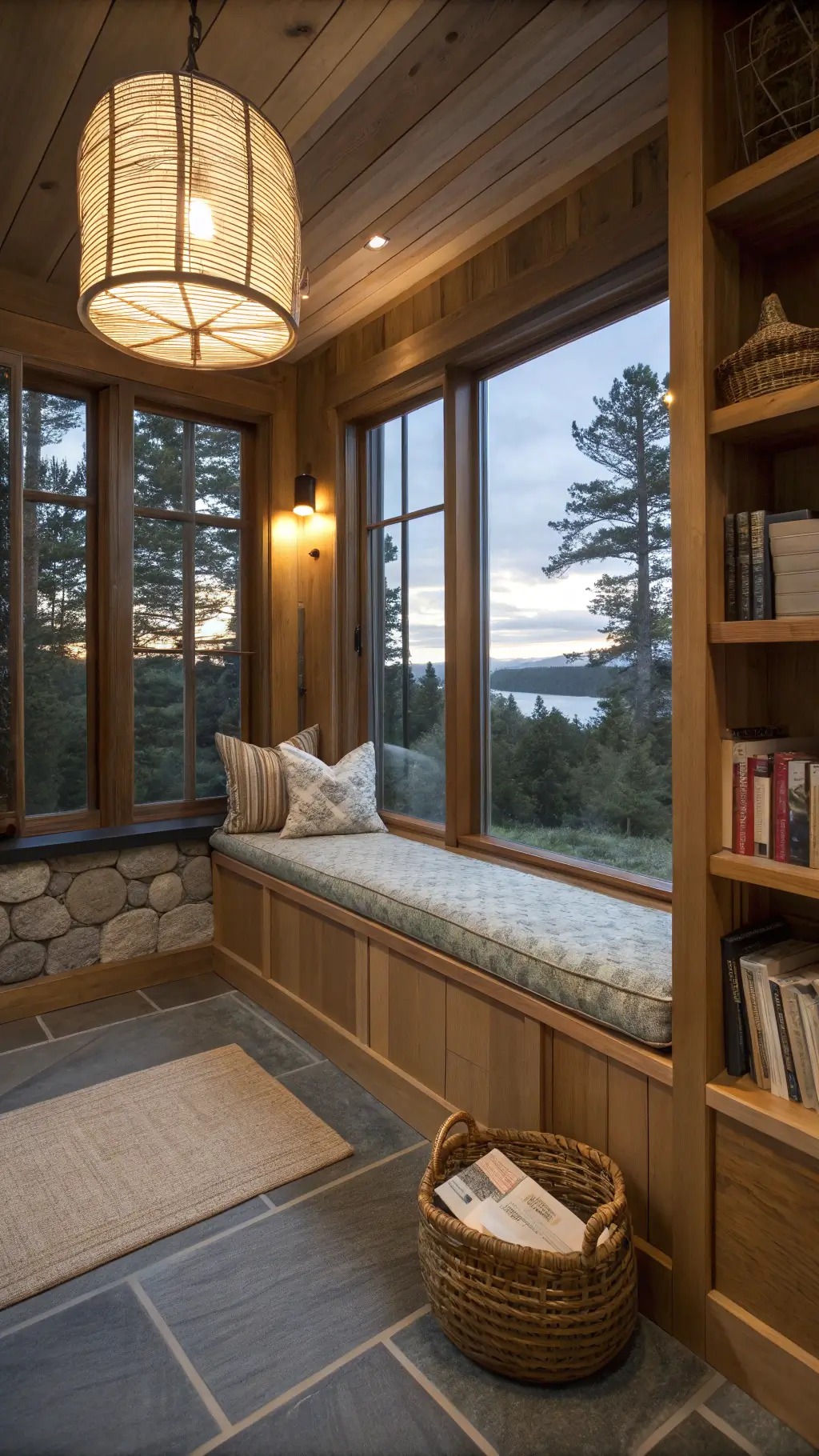 1988zen reading nook dusk light