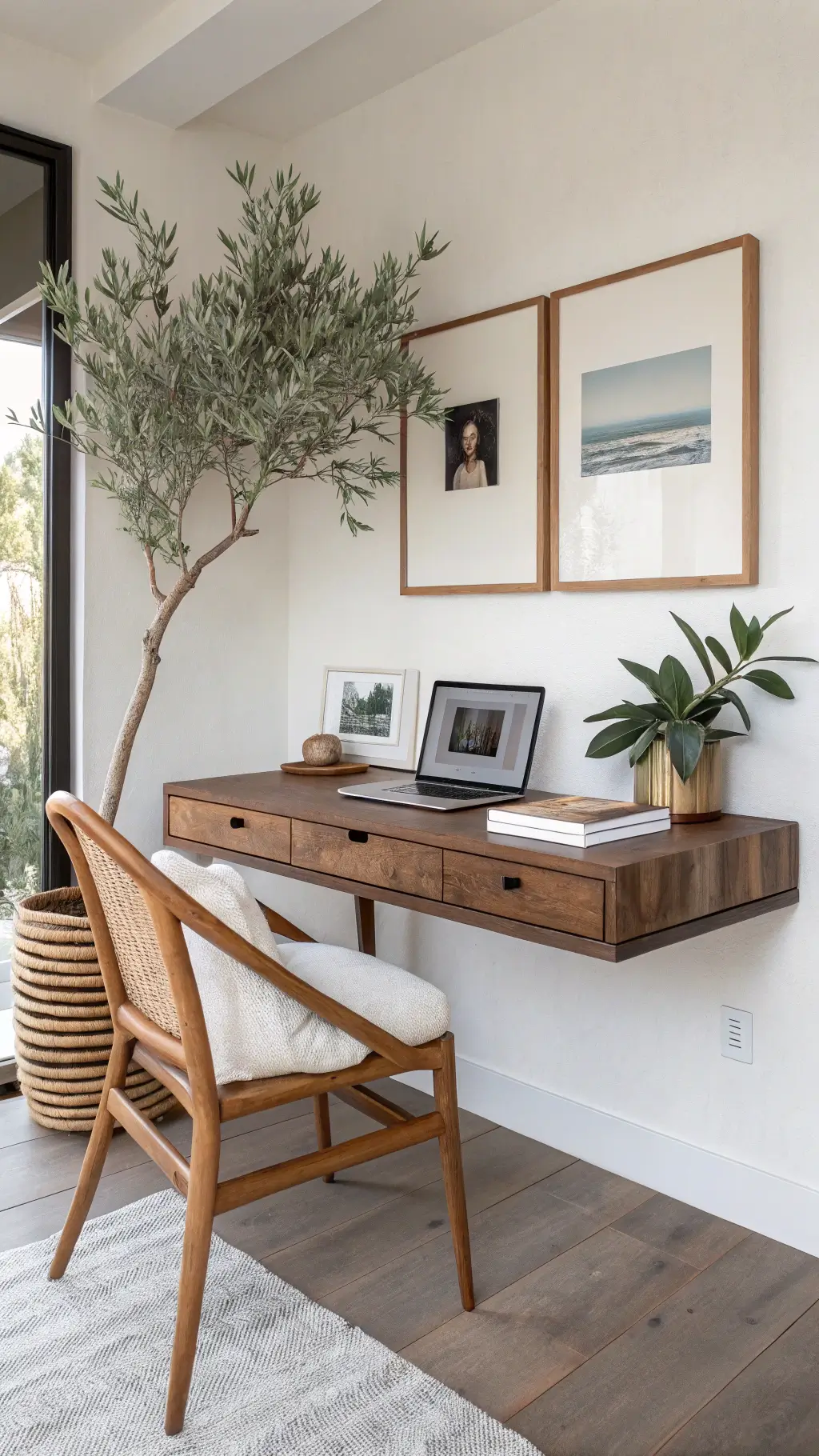 1989minimal sunlit office workspace