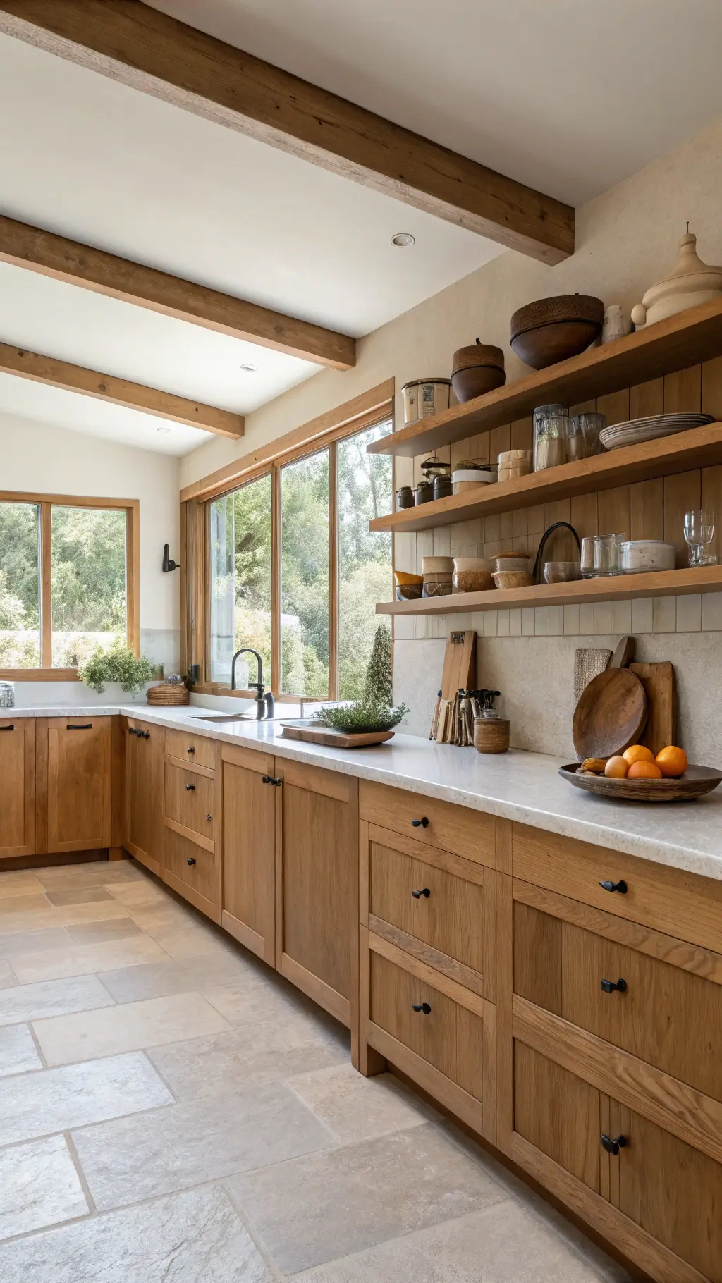 1990warm minimal kitchen interior