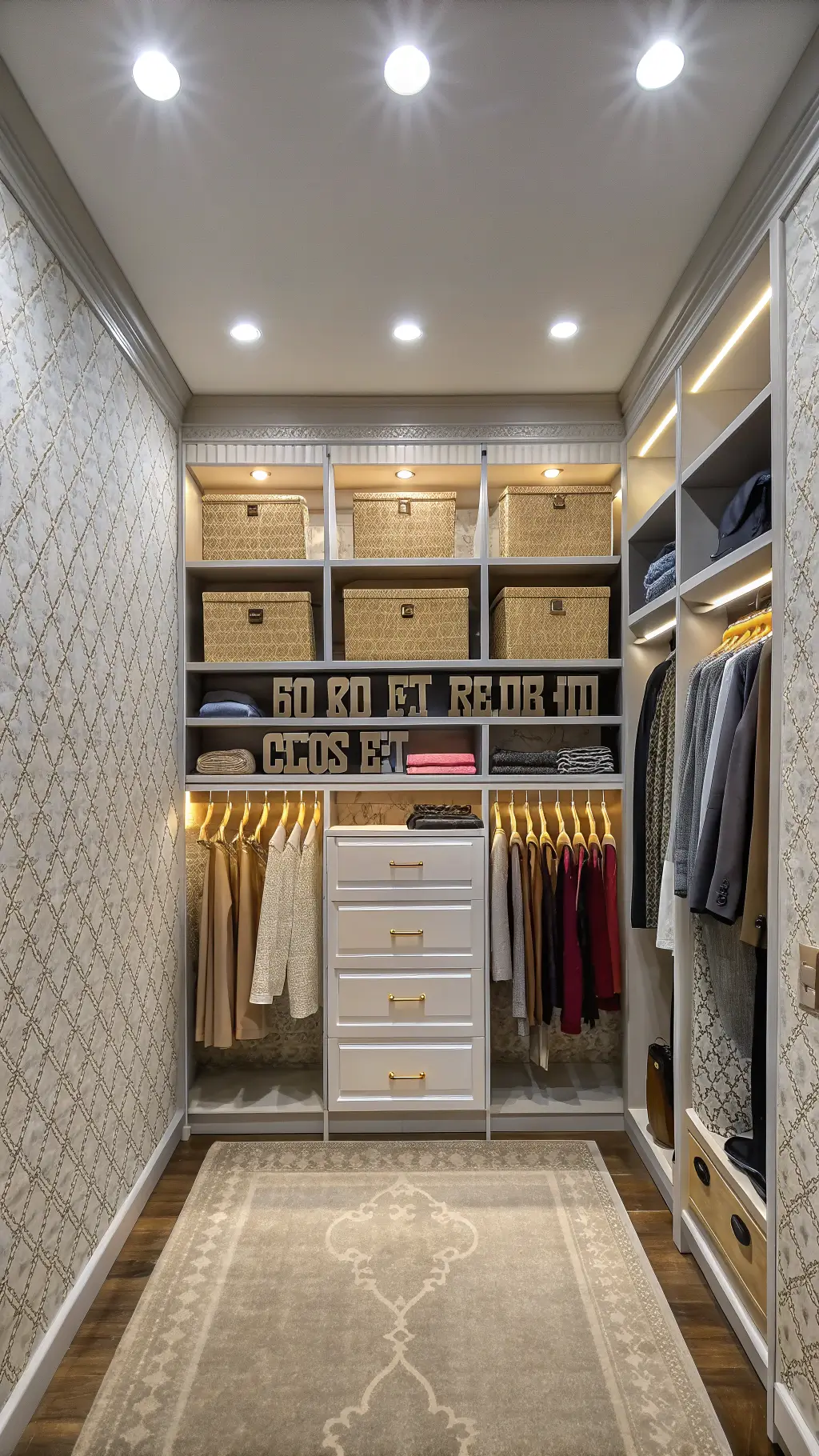 1995luxury closet organization system
