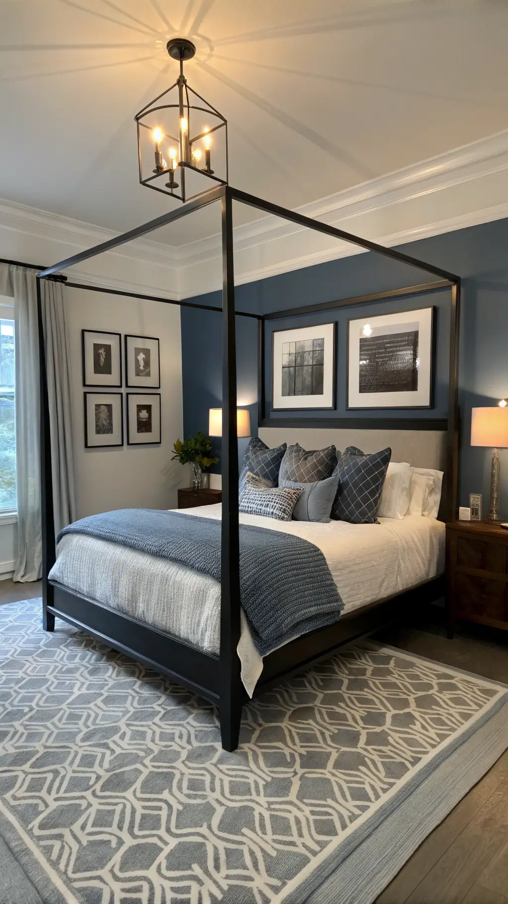 2015modern moody bedroom dusk