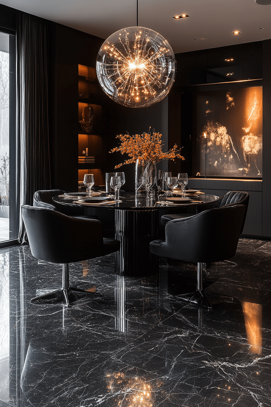 21 black tie luxe vibe