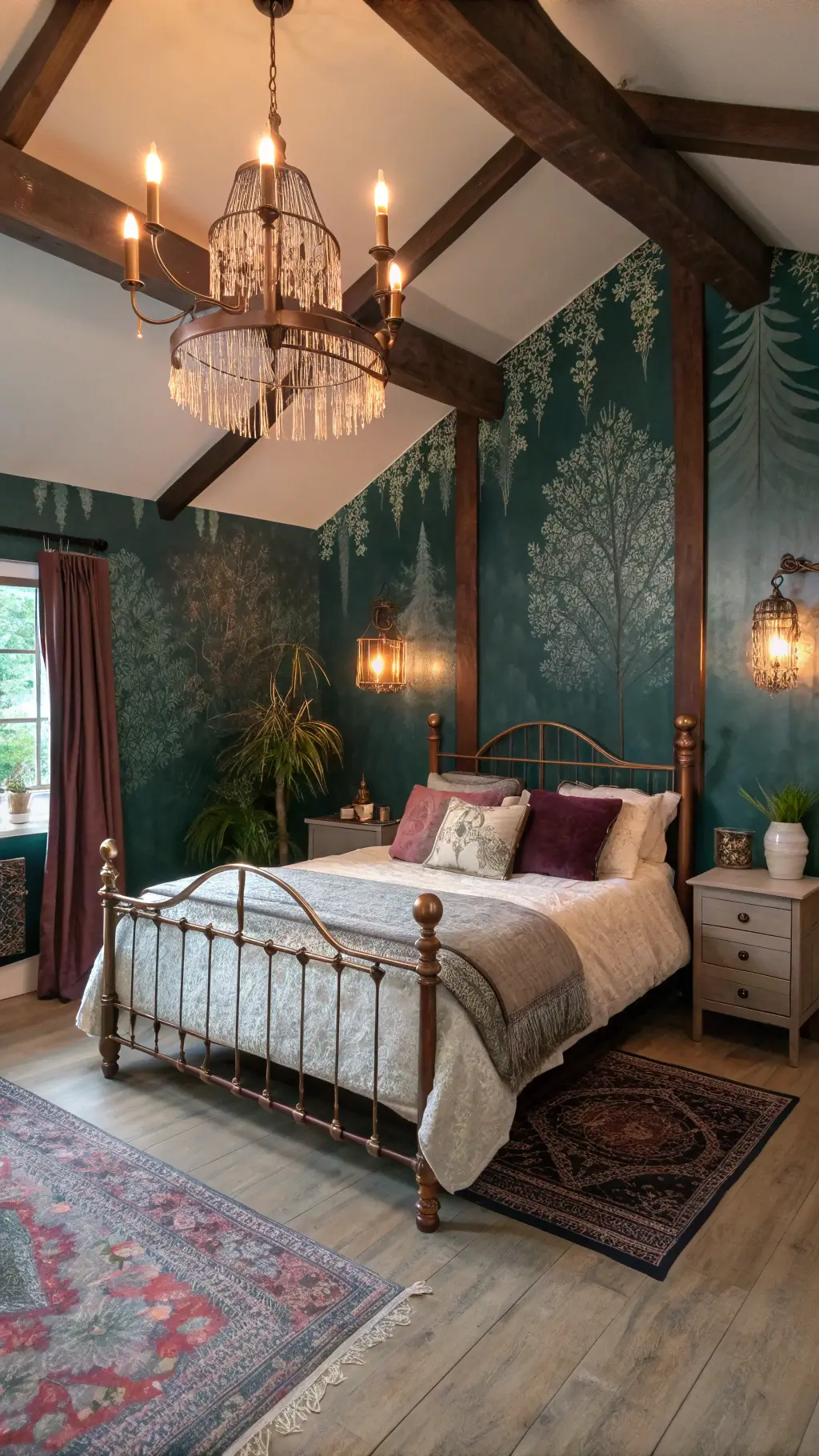 2173enchanted forest bedroom dawn