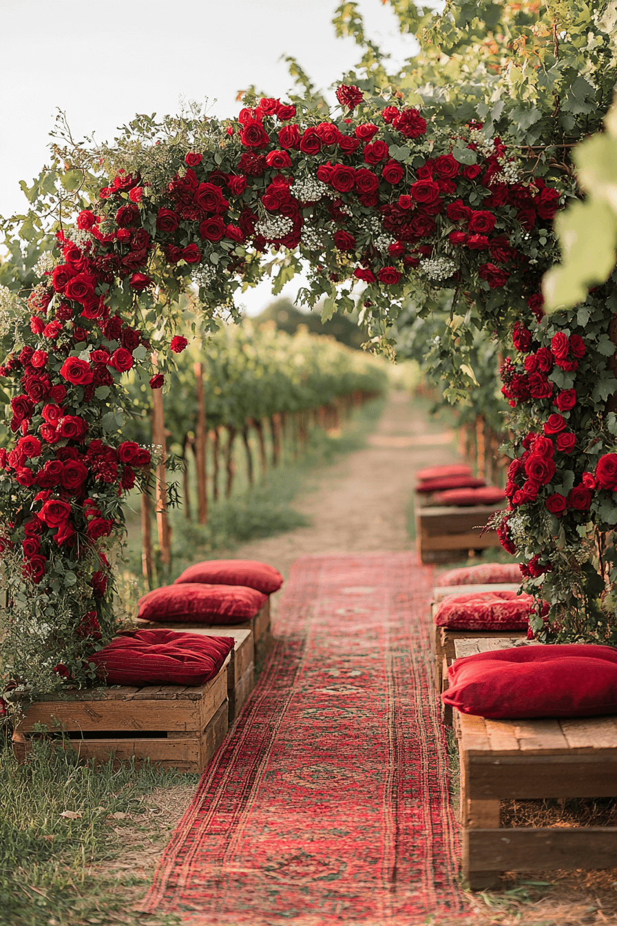 22 crimson handcrafted romance