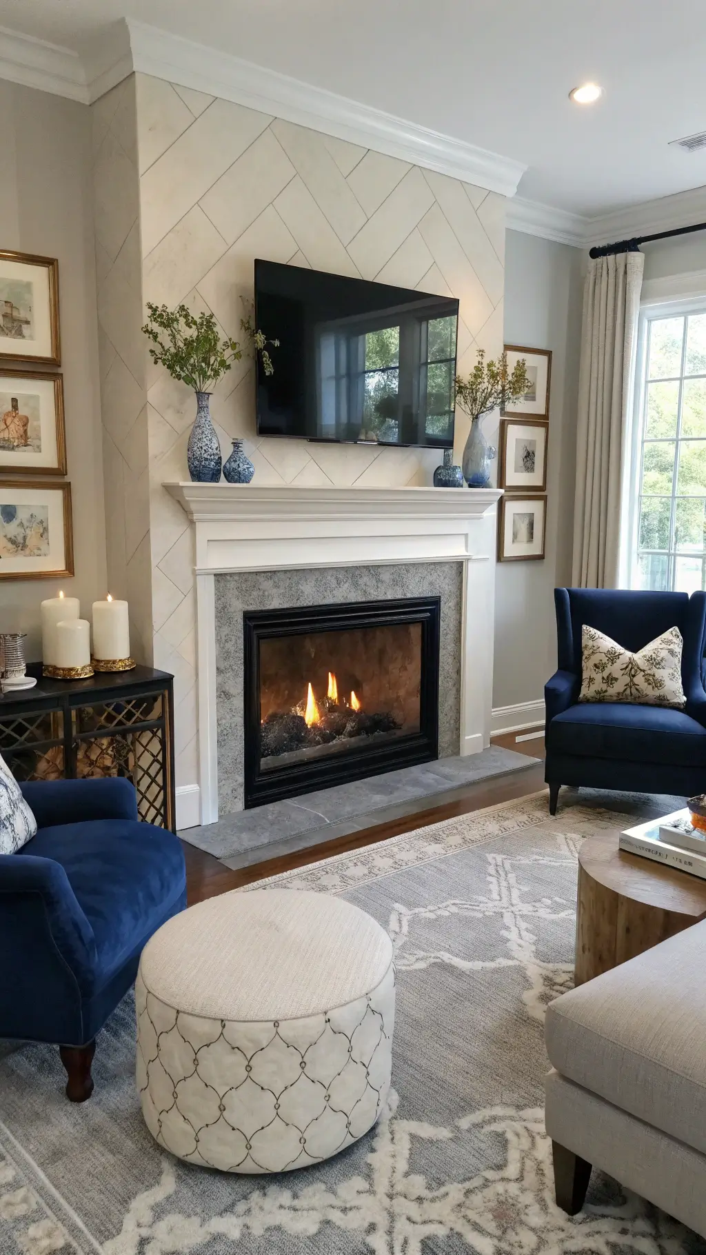 2202transitional corner fireplace living room