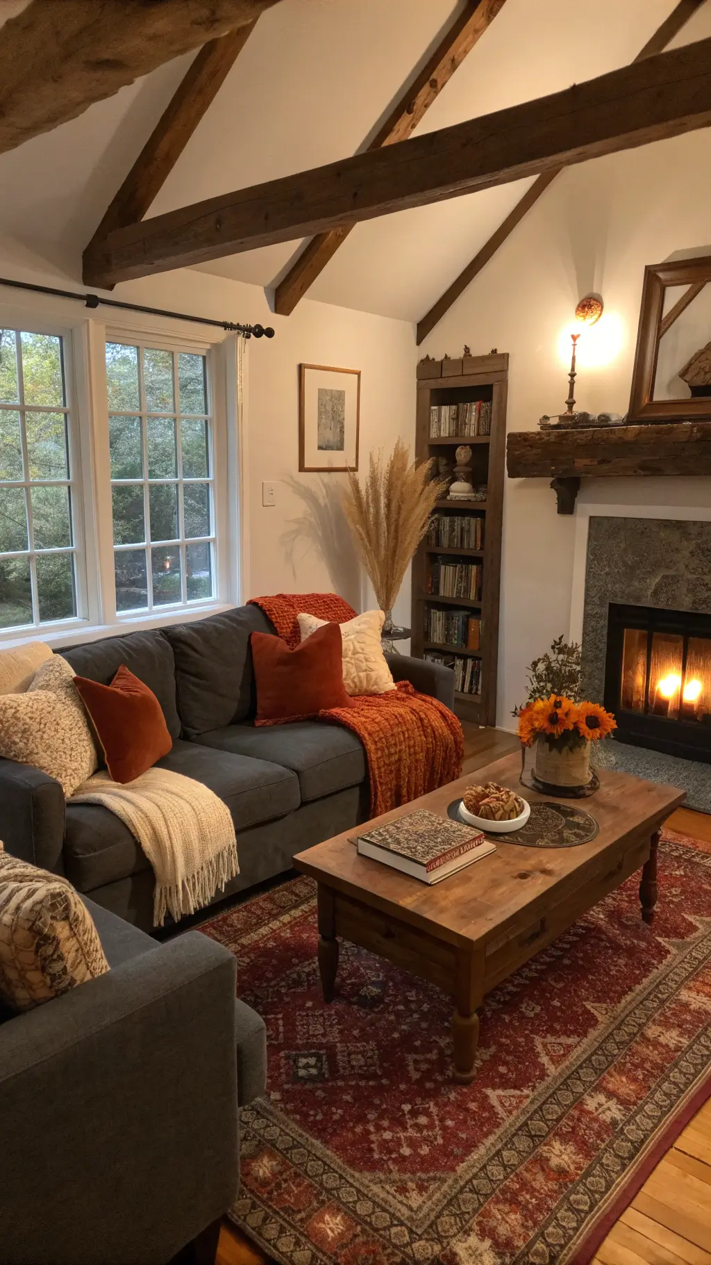 2256autumn cottage living room hygge