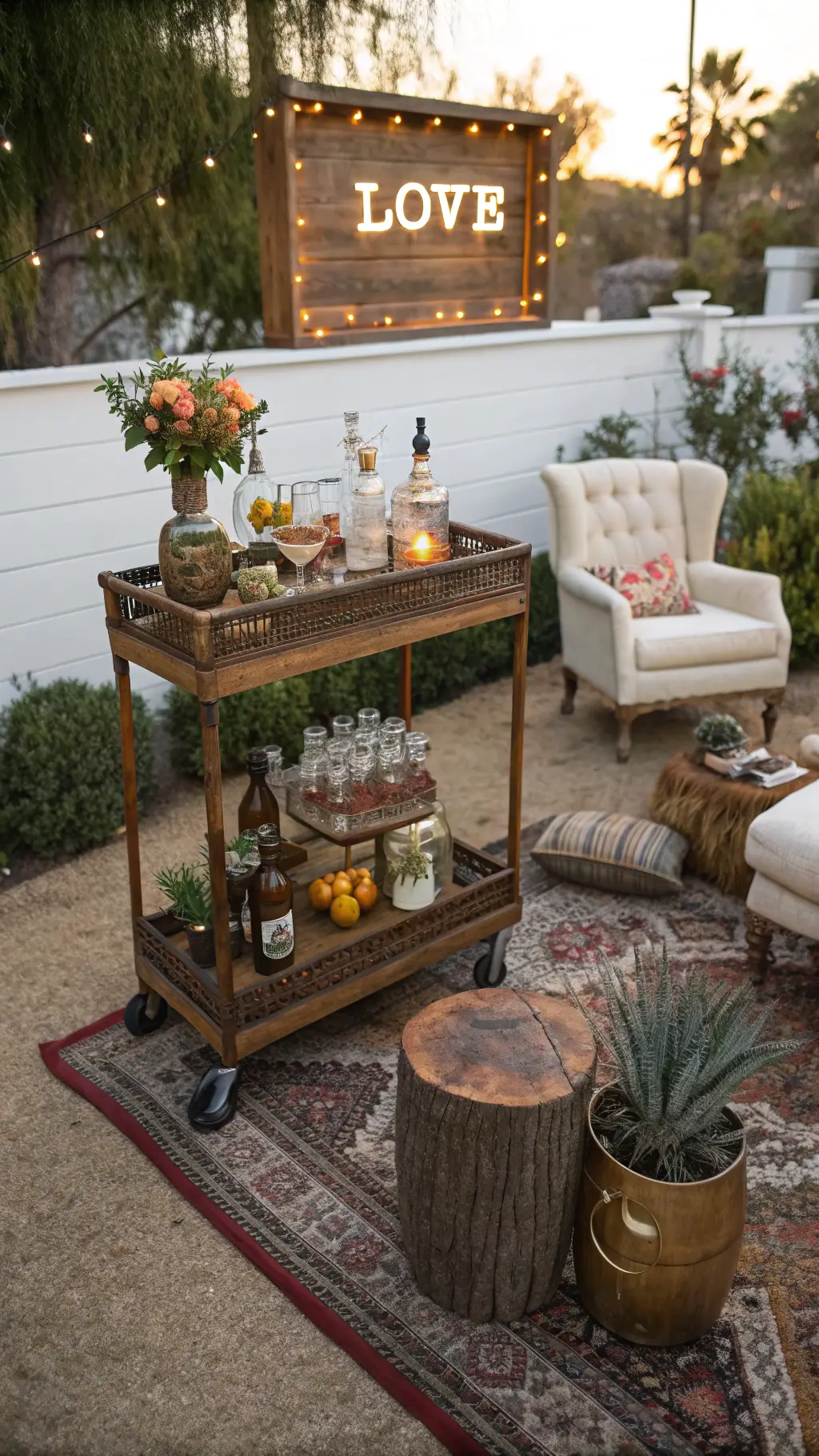 2281cozy cocktail corner golden hour