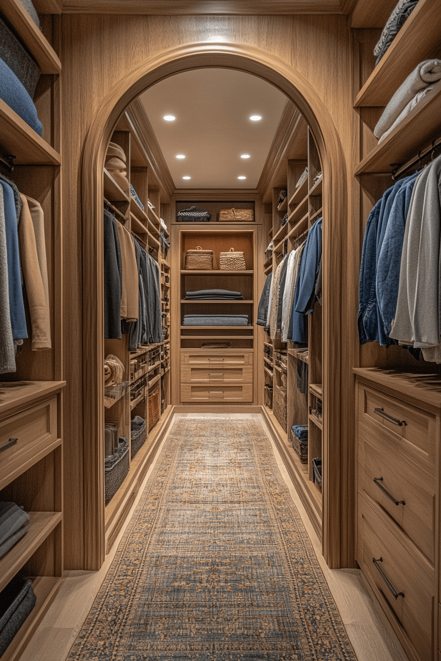 23 arched entrance wardrobe design