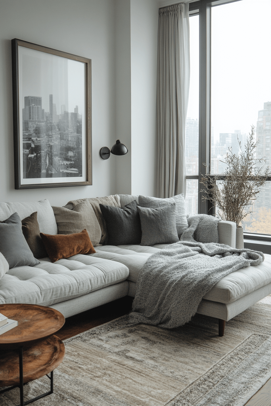 4 cozy gray monochrome look