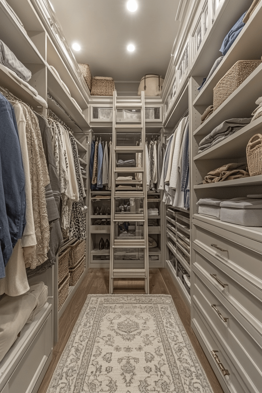 6 grand height closet cabinetry