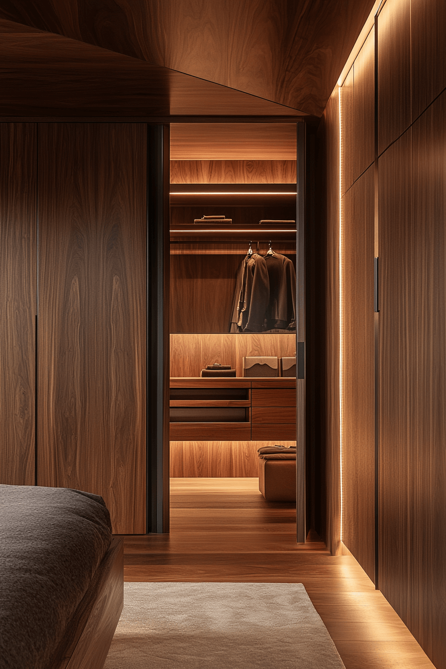 8 concealed mirror wardrobe idea