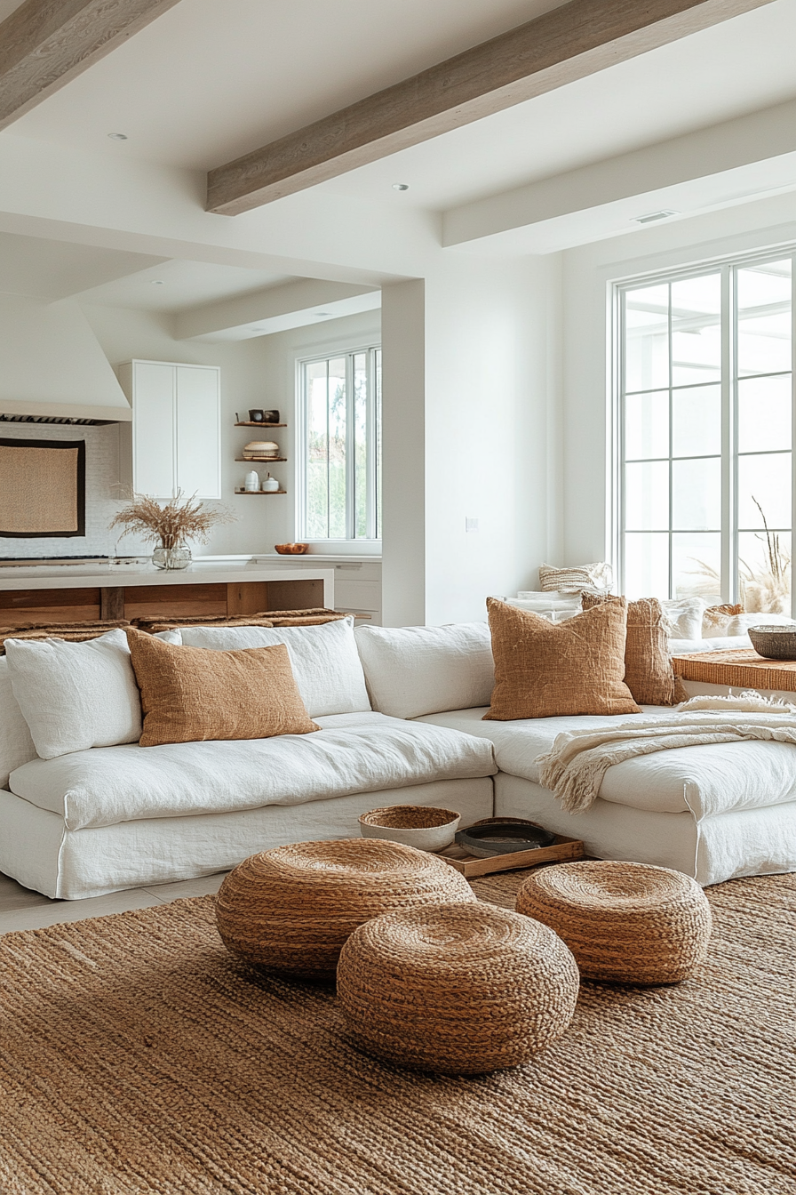 Tan White Open Floorplan 1