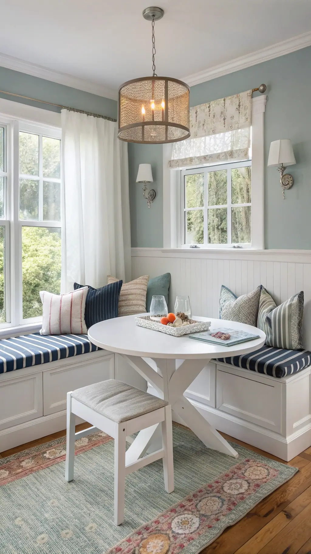 2366coastal chic breakfast nook bay window
