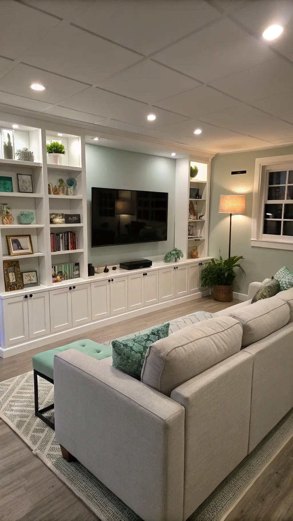 2375cozy small living room storage solutions dusk