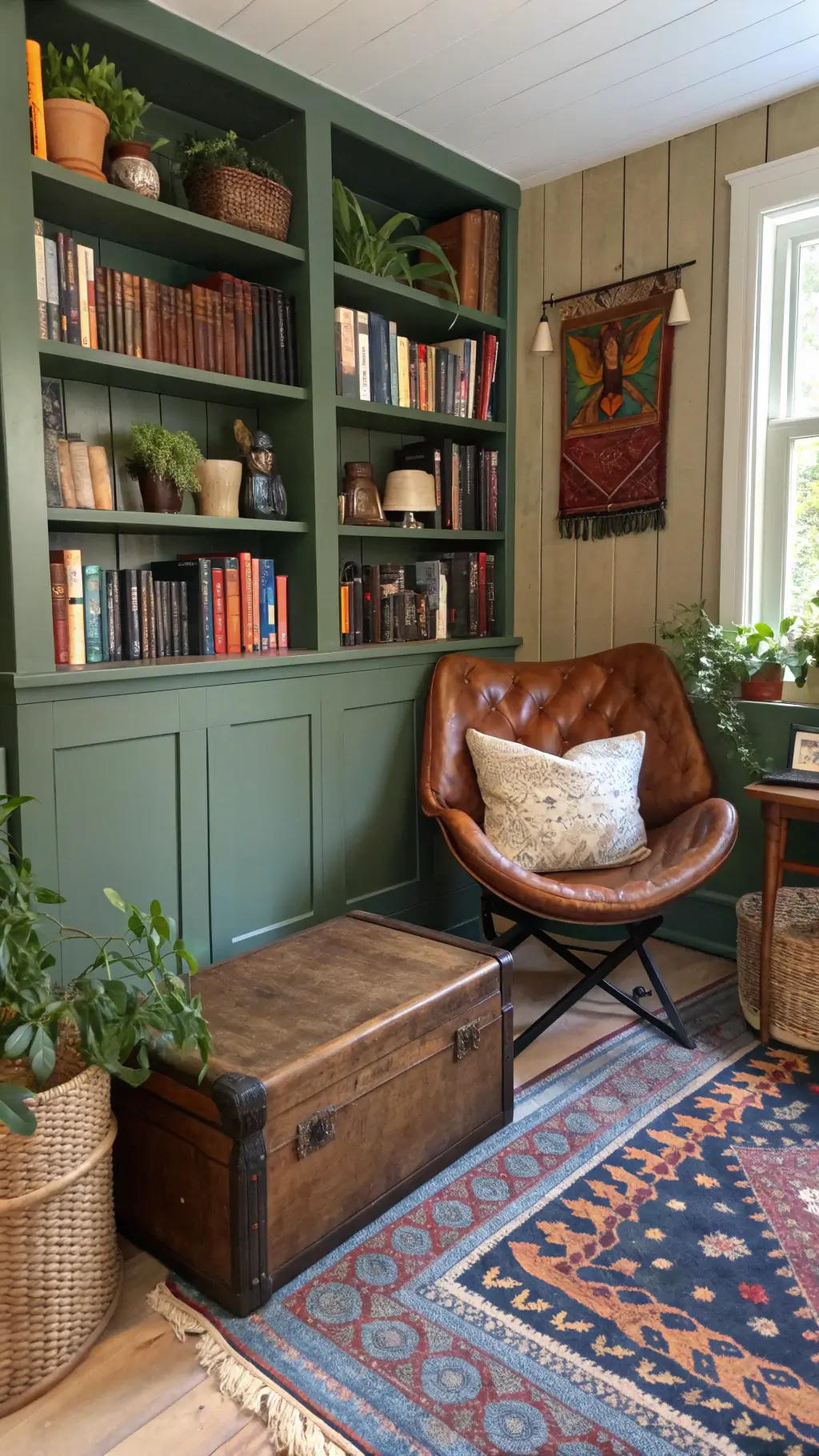 2400cozy boho reading corner afternoon light