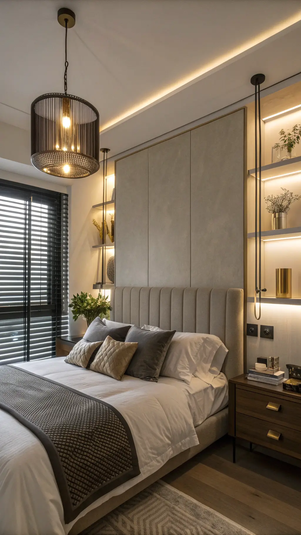 2410sophisticated bedroom lighting design dusk