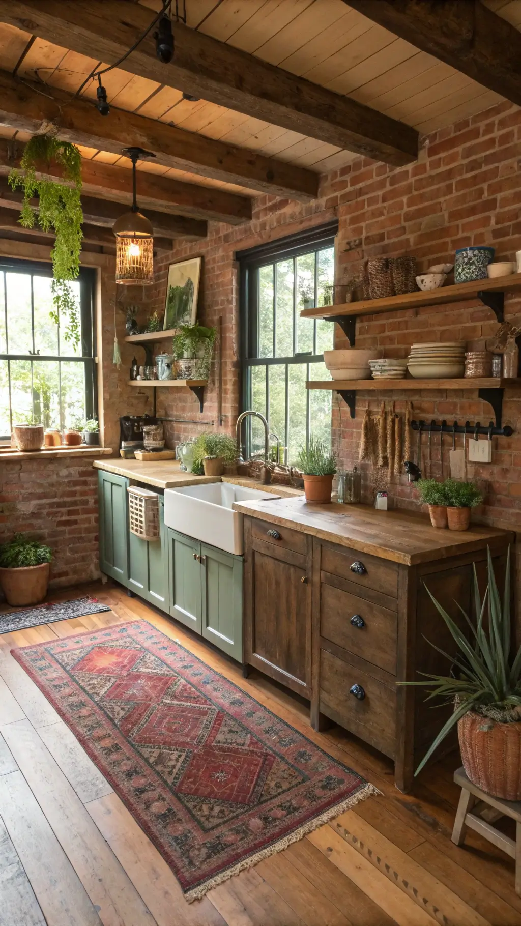 2466eclectic artists kitchen afternoon light