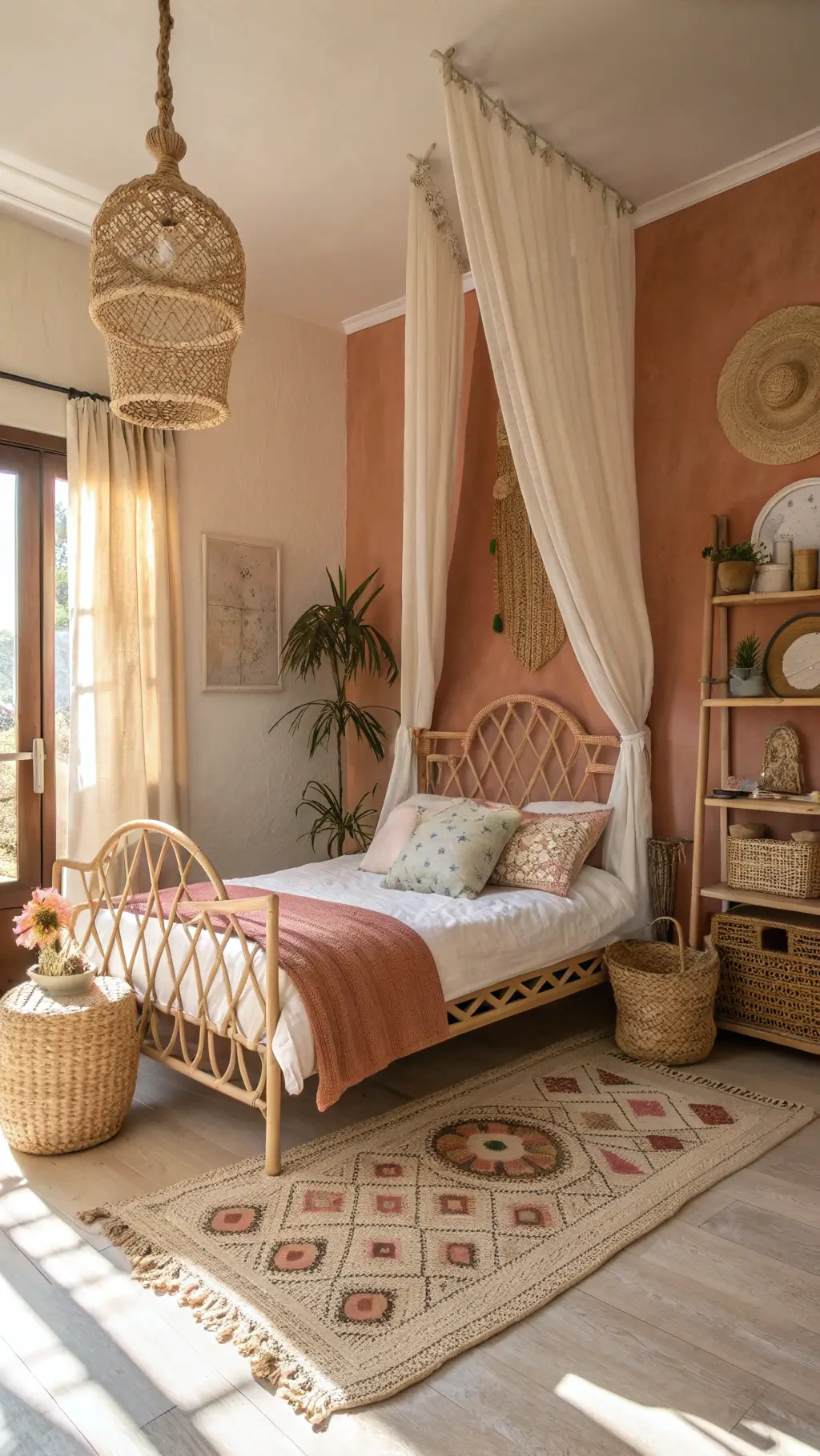 2467boho kids bedroom golden hour