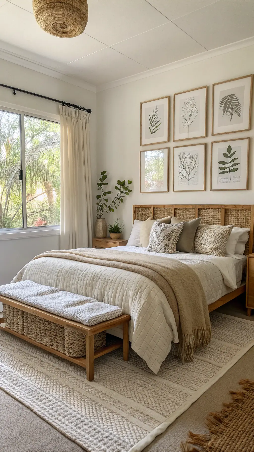 2474minimalist boho bedroom dawn light
