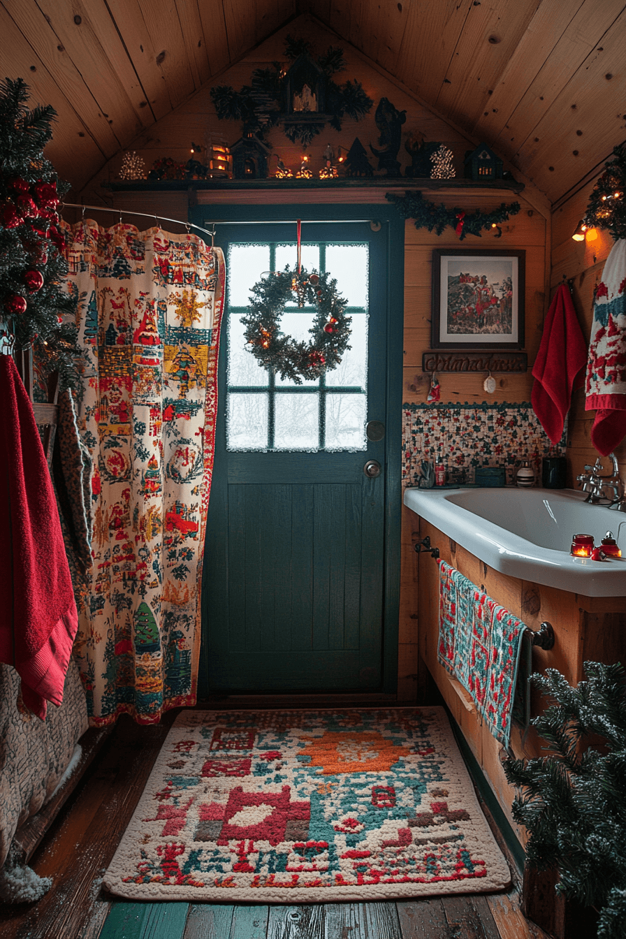 10 cheery winter bathroom glow