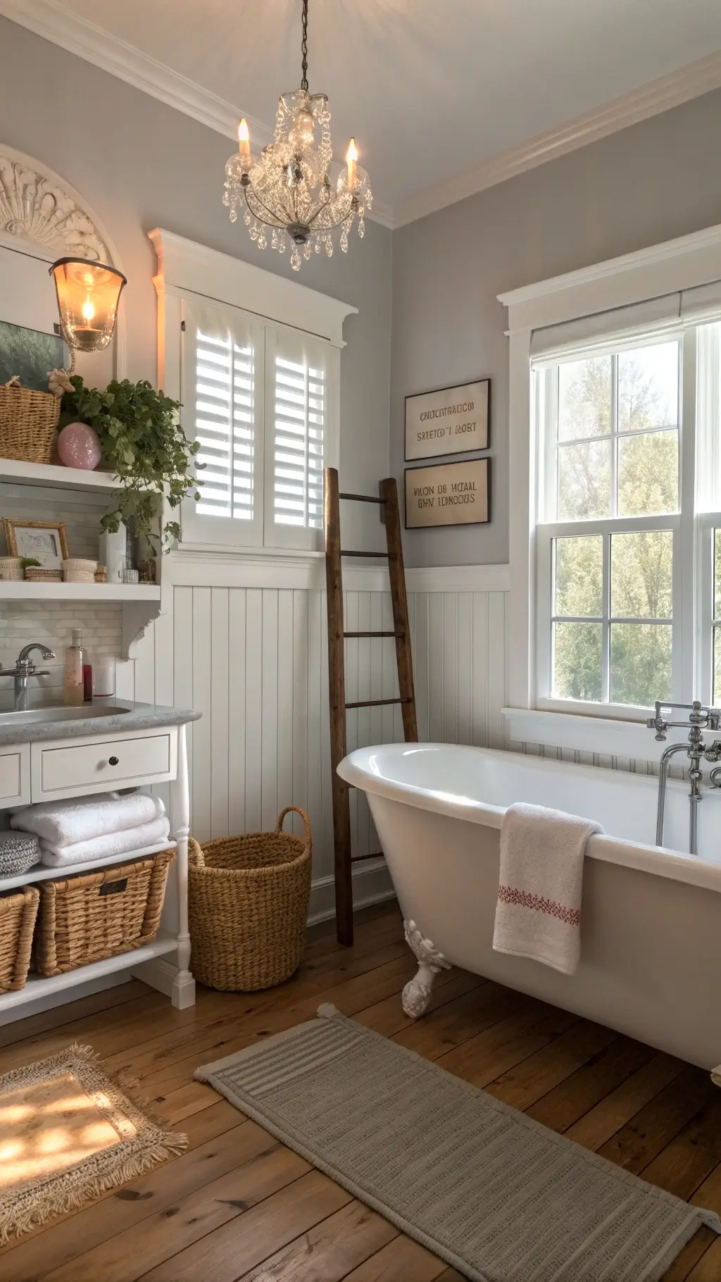 2581romantic sunset bathroom clawfoot tub