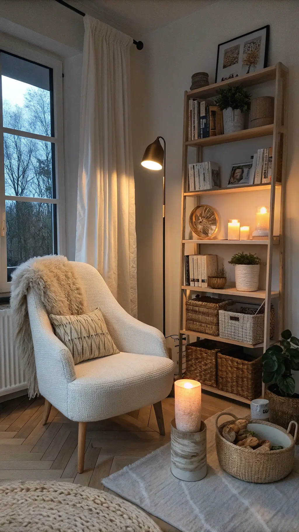 2607nordic hygge living room twilight