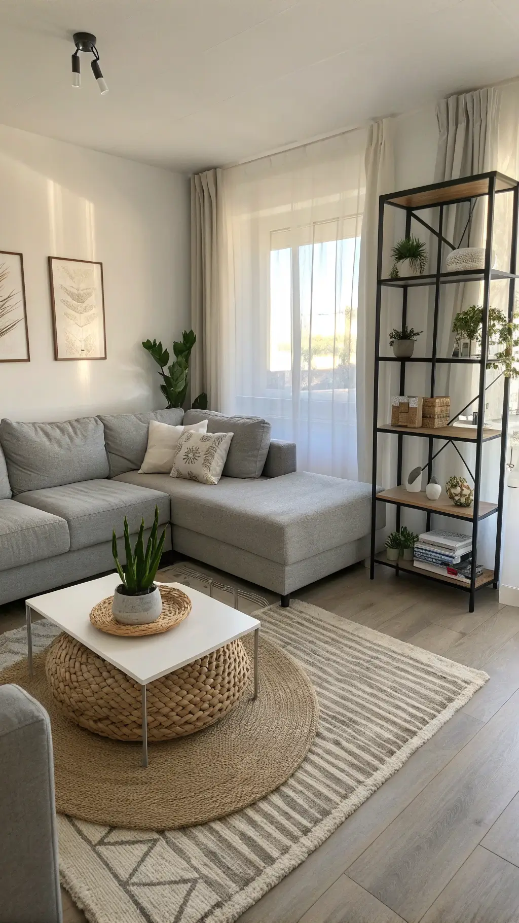 2609scandinavian living room golden afternoon minimalist
