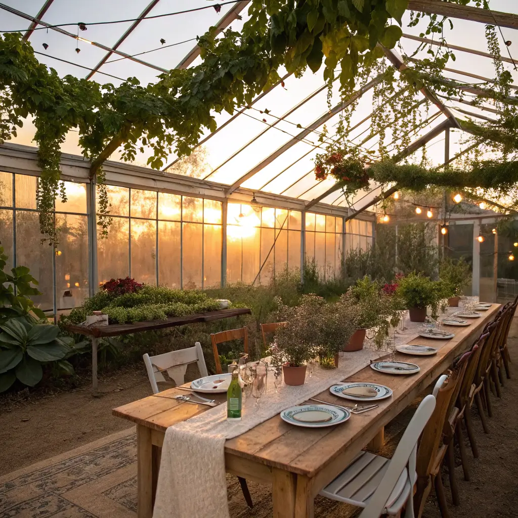 2657greenhouse sunset reception corner