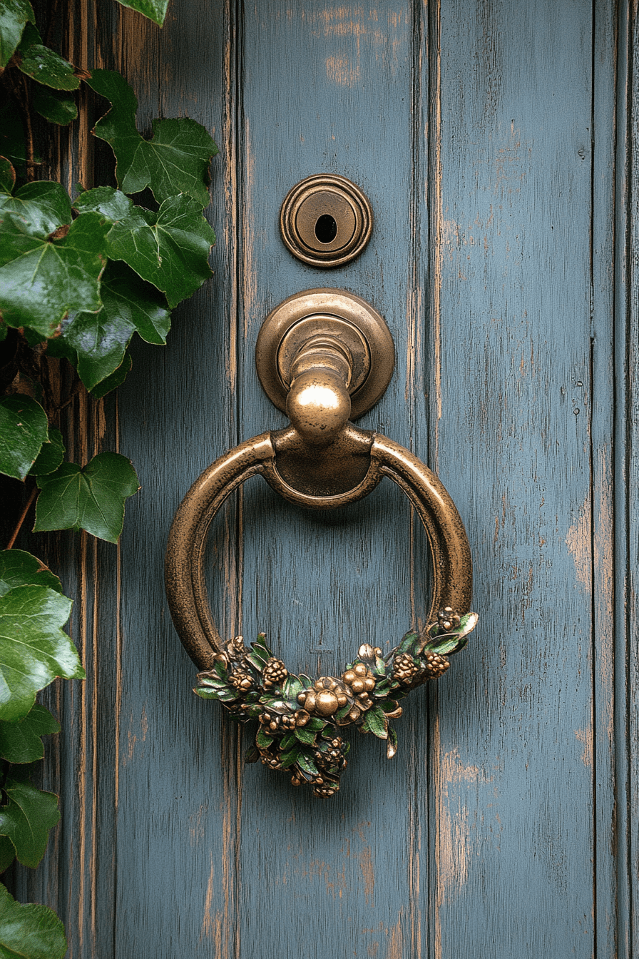 27 antique doorway greeting